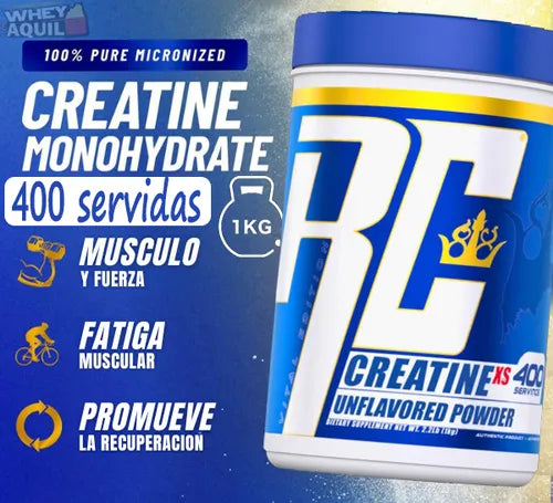Ronnie Coleman Creatine XS 1kg – Potencia de Campeón